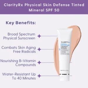 Best Waterproof Sunscreen for Face – ClarityRx Tinted SPF 50
