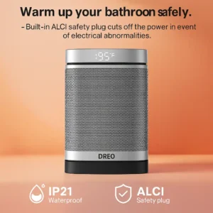 Dreo Atom One Portable Electric Heater with Thermostat