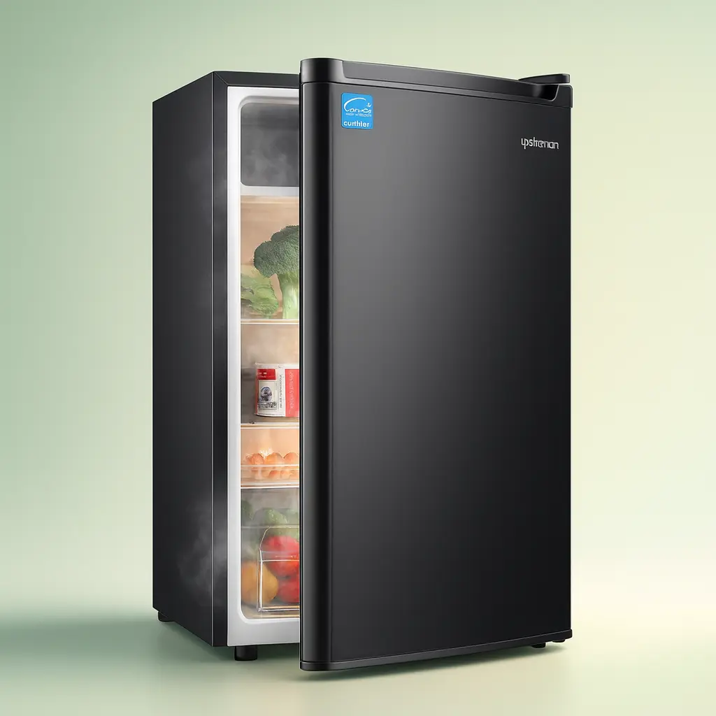 Mini fridge with freezer